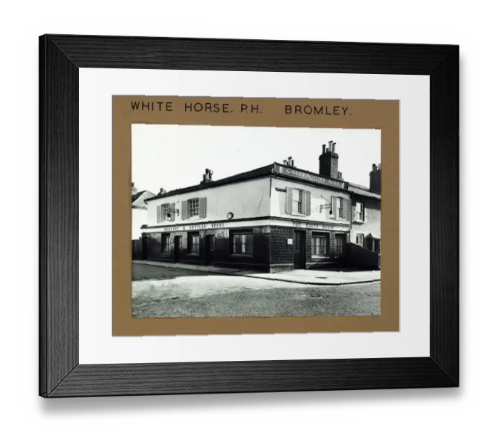 Framed Print : Photograph of White Horse PH, Bromley, Greater London Framed Print : Photograph of White Horse PH, Bromley, Greater London