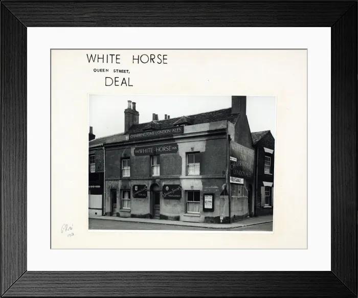 Framed Print : Photograph of White Horse PH, Deal, Kent Framed Print : Photograph of White Horse PH, Deal, Kent