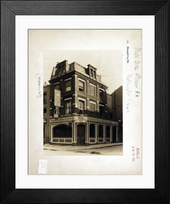 Framed Print : Photograph of White Horse & Bower PH, Westminster, London