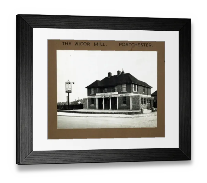 Framed Print : Photograph of Wicor Mill PH, Porchester, Hampshire Framed Print : Photograph of Wicor Mill PH, Porchester, Hampshire