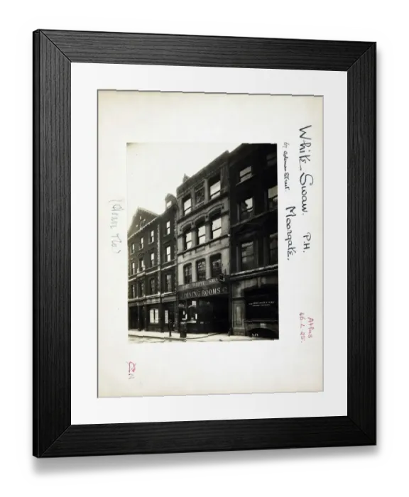 Framed Print : Photograph of White Swan PH, Moorgate, London Framed Print : Photograph of White Swan PH, Moorgate, London