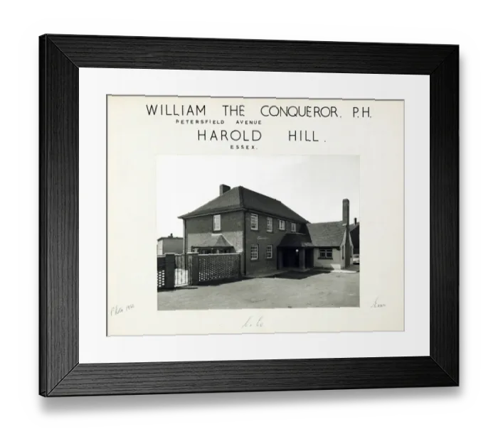 Framed Print : William The Conqueror PH, Harold Hill, Greater London Framed Print : William The Conqueror PH, Harold Hill, Greater London