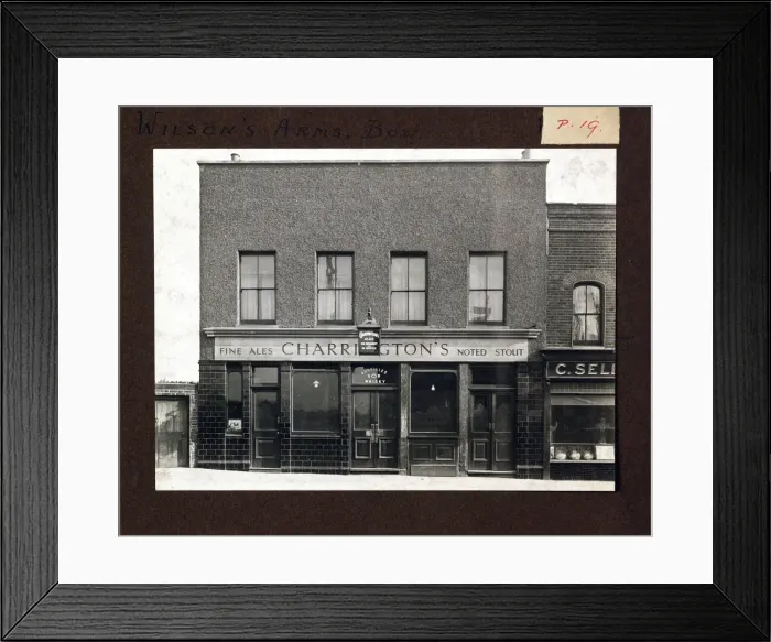 Framed Print : Photograph of Wilsons Arms, Bow, London Framed Print : Photograph of Wilsons Arms, Bow, London