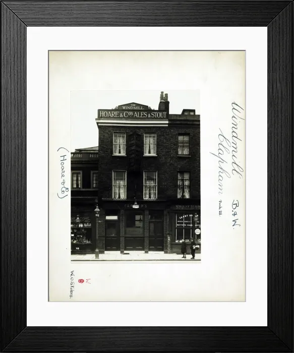 Framed Print : Photograph of Windmill PH, Clapham, London Framed Print : Photograph of Windmill PH, Clapham, London
