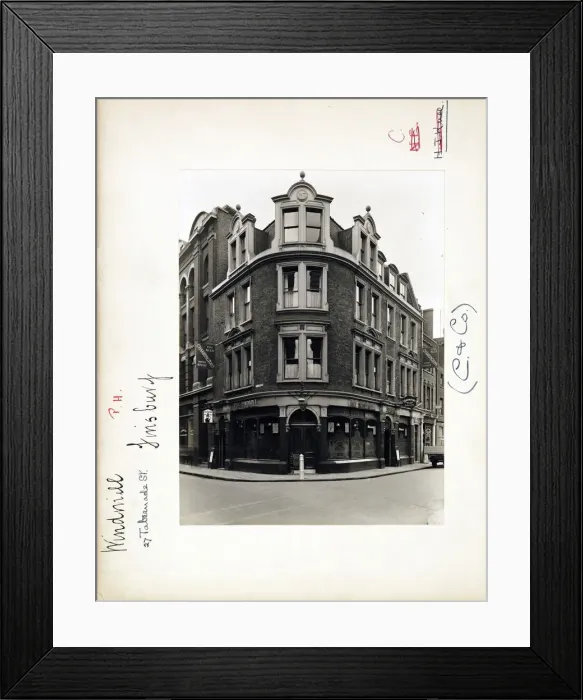 Framed Print : Photograph of Windmill PH, Finsbury, London Framed Print : Photograph of Windmill PH, Finsbury, London