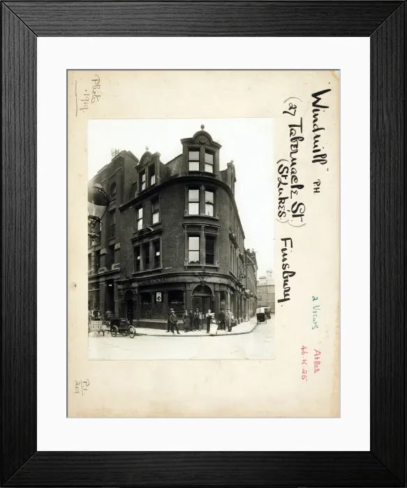 Framed Print : Photograph of Windmill PH, Finsbury, London Framed Print : Photograph of Windmill PH, Finsbury, London