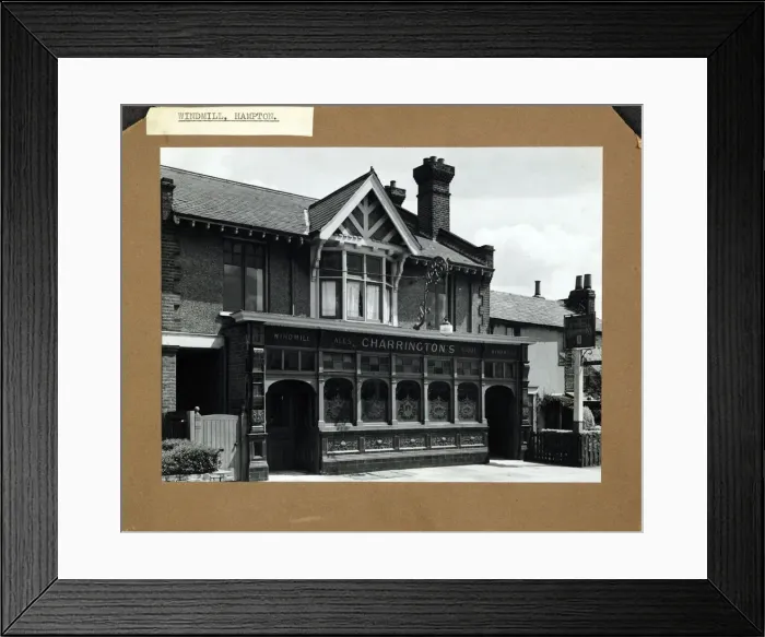 Framed Print : Photograph of Windmill PH, Hampton Hill, Greater London Framed Print : Photograph of Windmill PH, Hampton Hill, Greater London