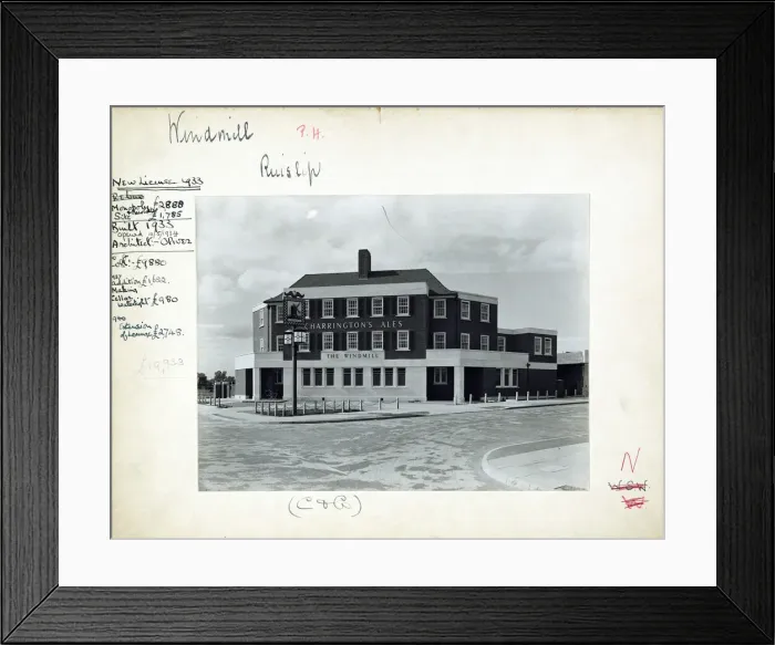 Framed Print : Photograph of Windmill PH, Ruislip, Greater London Framed Print : Photograph of Windmill PH, Ruislip, Greater London