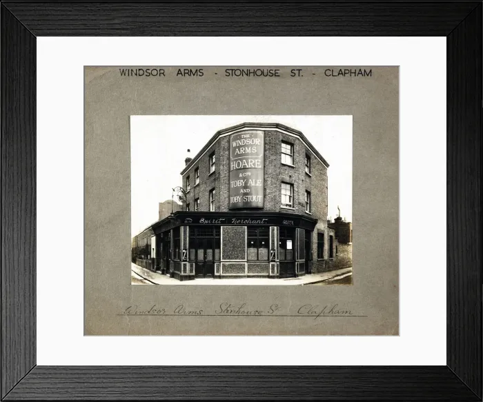 Framed Print : Photograph of Windsor Arms, Clapham, London Framed Print : Photograph of Windsor Arms, Clapham, London