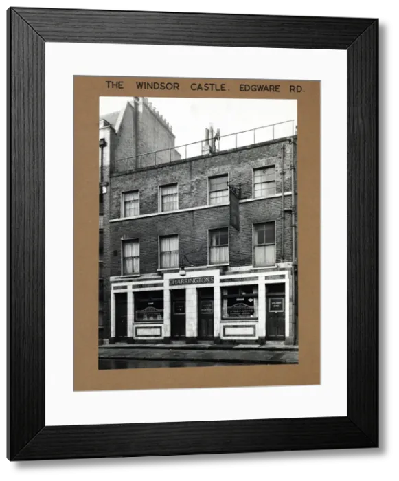 Framed Print : Photograph of Windsor Castle PH, Edgware Road, London Framed Print : Photograph of Windsor Castle PH, Edgware Road, London