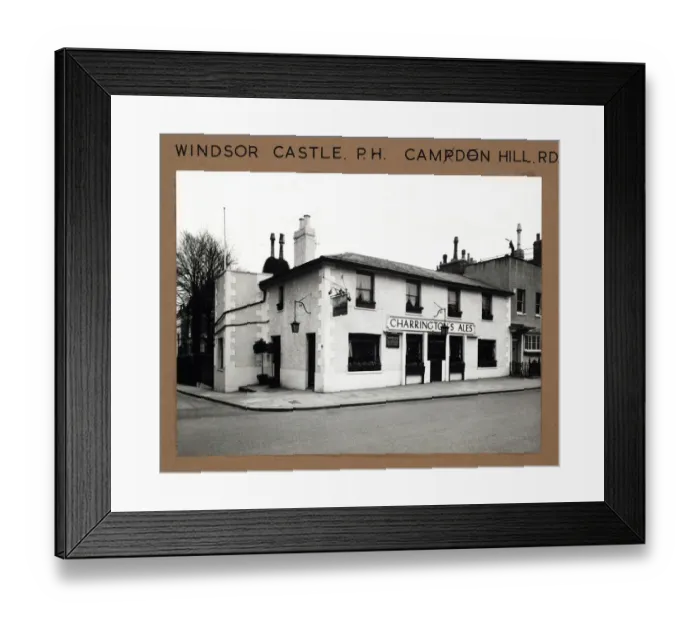 Framed Print : Photograph of Windsor Castle PH, Kensington, London Framed Print : Photograph of Windsor Castle PH, Kensington, London