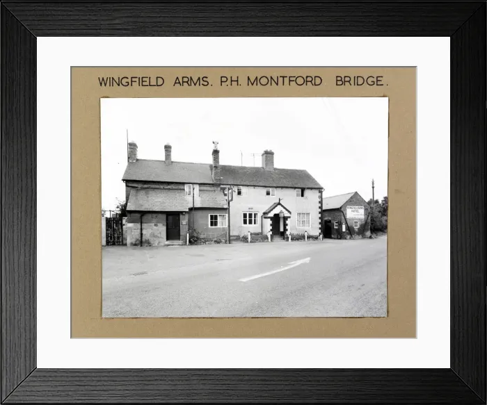Framed Print : Photograph of Wingfield Arms, Montford Bridge, Shropshire Framed Print : Photograph of Wingfield Arms, Montford Bridge, Shropshire