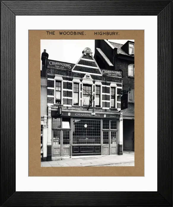 Framed Print : Photograph of Woodbine PH, Highbury, London Framed Print : Photograph of Woodbine PH, Highbury, London
