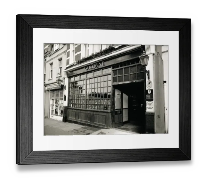 Framed Print : Photograph of Woodbine PH, Highbury, London Framed Print : Photograph of Woodbine PH, Highbury, London