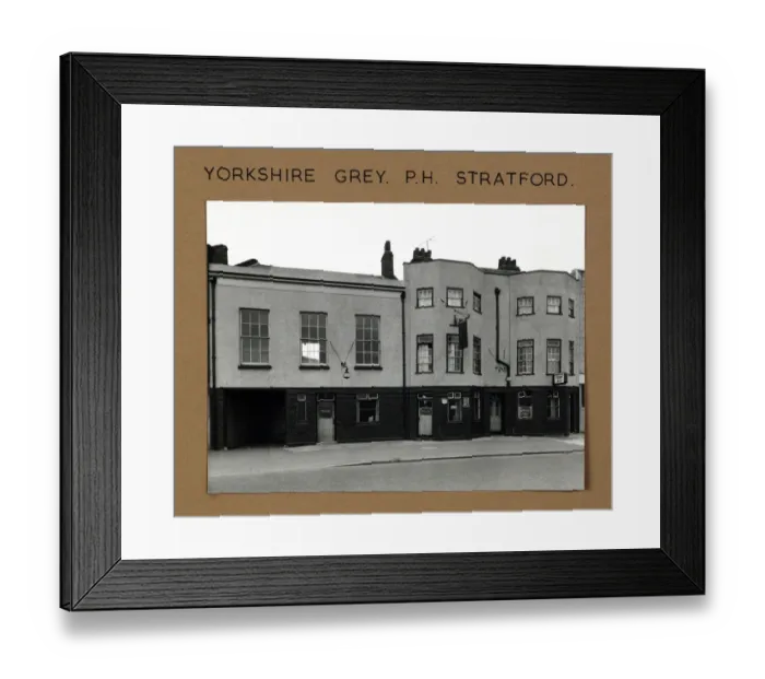 Framed Print : Photograph of Yorkshire Grey PH, Stratford, London Framed Print : Photograph of Yorkshire Grey PH, Stratford, London