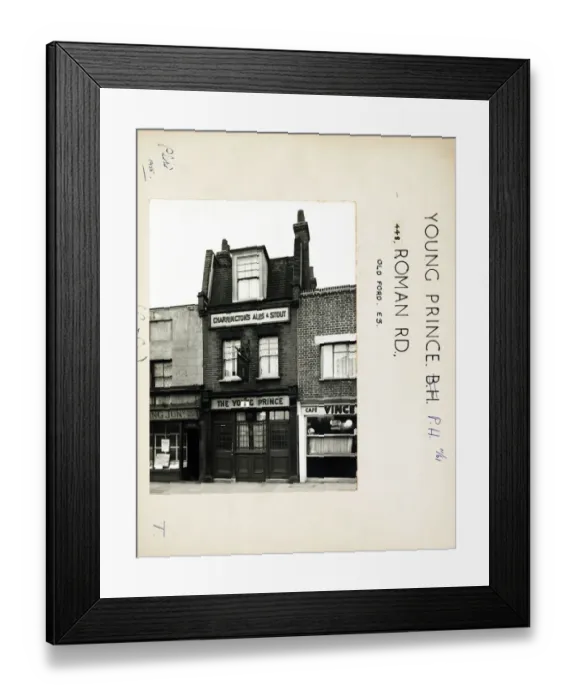 Framed Print : Photograph of Young Prince PH, Old Ford, London Framed Print : Photograph of Young Prince PH, Old Ford, London