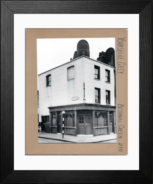 Framed Print : Photograph of Yorkshire Grey PH, Bethnal Green, London Framed Print : Photograph of Yorkshire Grey PH, Bethnal Green, London