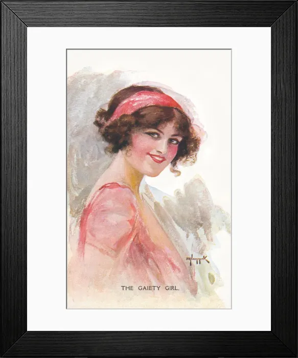 Framed Print : The Society Girl Framed Print : The Society Girl