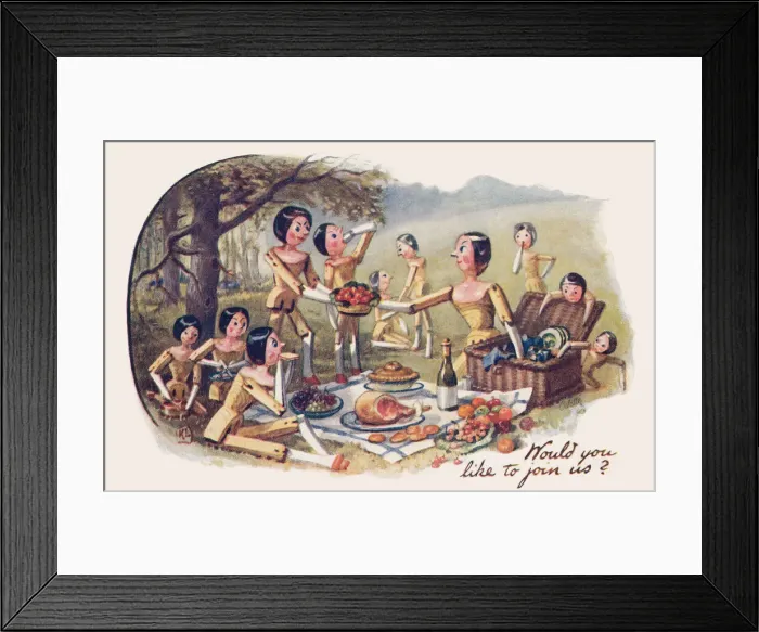 Framed Print : Dutch Dolls Framed Print : Dutch Dolls