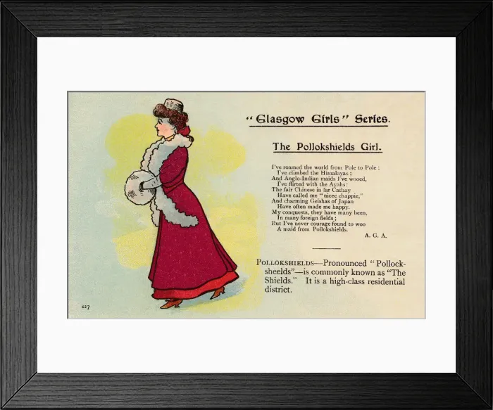 Framed Print : Glasgow Girls Framed Print : Glasgow Girls