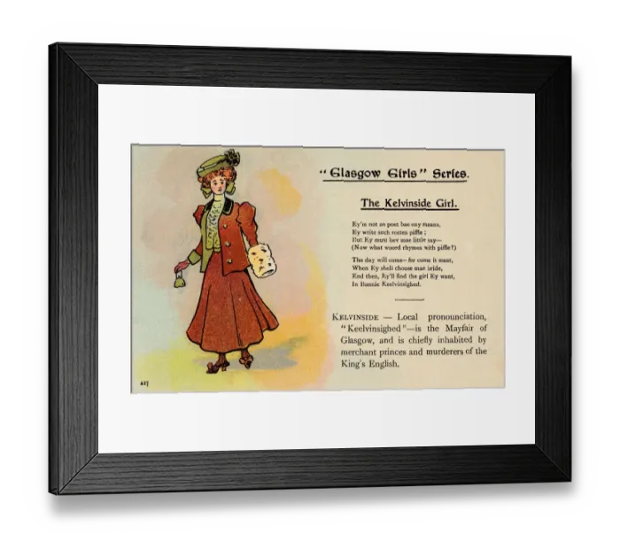 Framed Print : Glasgow Girls Framed Print : Glasgow Girls