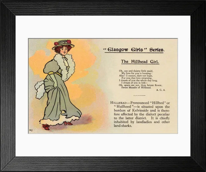 Framed Print : Glasgow Girls Framed Print : Glasgow Girls