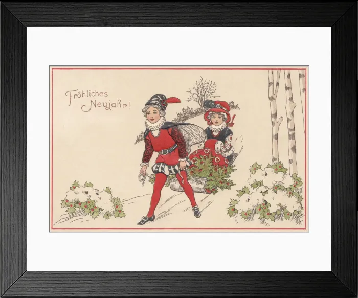 Framed Print : Christmas and New Year Framed Print : Christmas and New Year