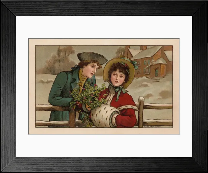 Framed Print : Christmas Holly Framed Print : Christmas Holly