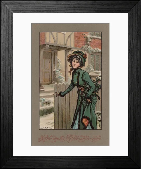 Framed Print : Christmas Holly