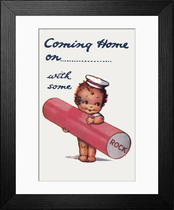 Framed Print : Stick of Rock Framed Print : Stick of Rock