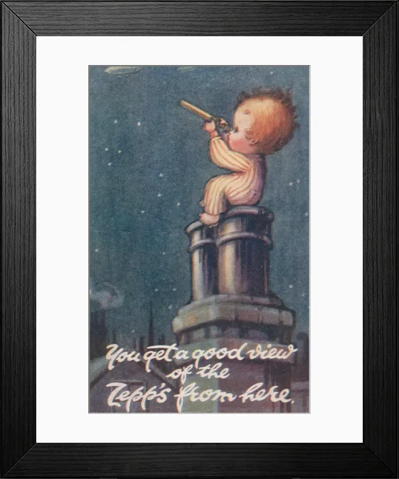 Framed Print : Hunting Zeppelins Framed Print : Hunting Zeppelins