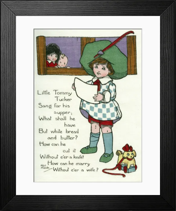 Framed Print : Nursery Rhyme Framed Print : Nursery Rhyme