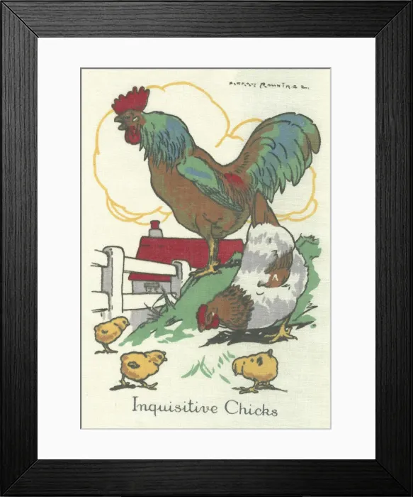 Framed Print : Cock and Hen Framed Print : Cock and Hen