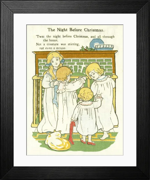 Framed Print : The Night Before Xmas Framed Print : The Night Before Xmas