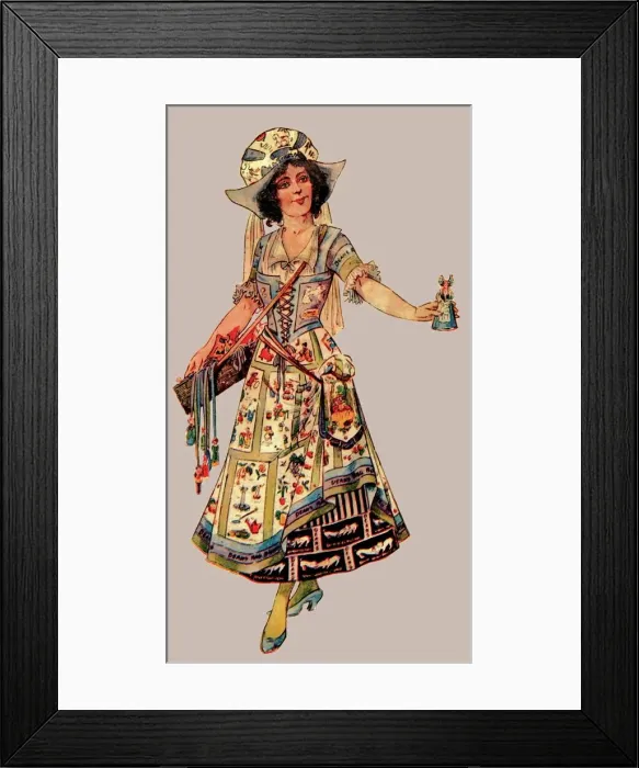 Framed Print : Fancy Dress Costume