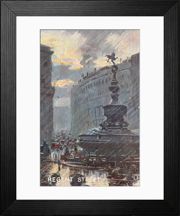 Framed Print : Regent Street Framed Print : Regent Street