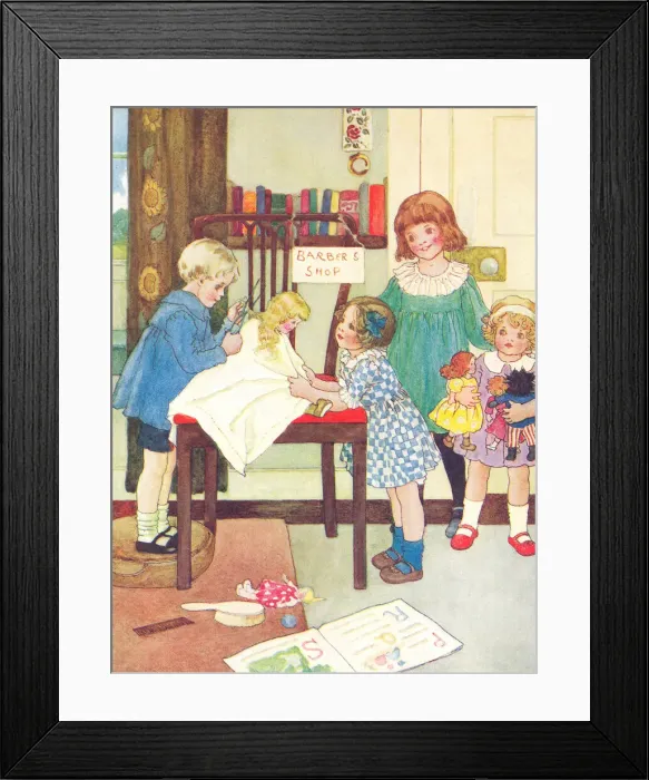 Framed Print : The Barbers Shop Framed Print : The Barbers Shop