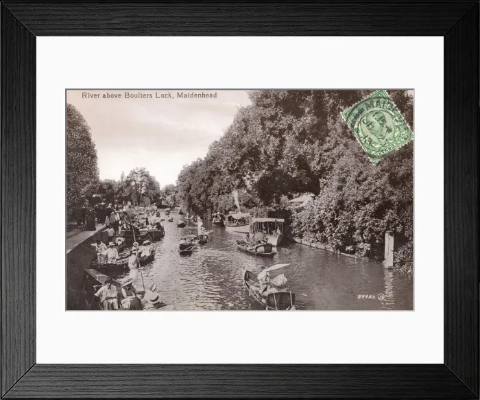 Framed Print : Boulters Lock Framed Print : Boulters Lock