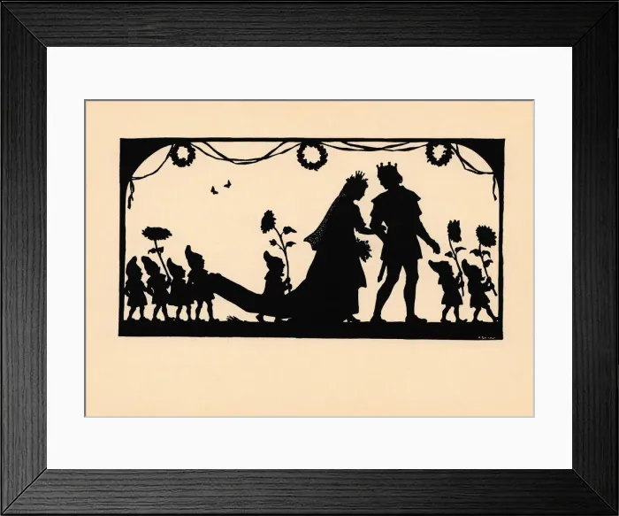Framed Print : Snow White and the Seven Dwarfs Framed Print : Snow White and the Seven Dwarfs