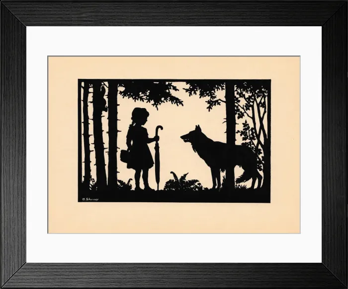 Framed Print : Red Riding Hood Framed Print : Red Riding Hood