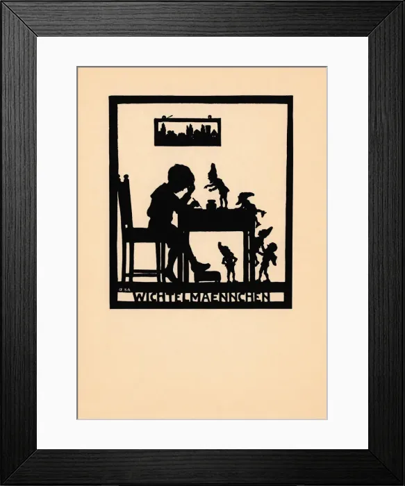 Framed Print : The Elves and the Shoemaker Framed Print : The Elves and the Shoemaker