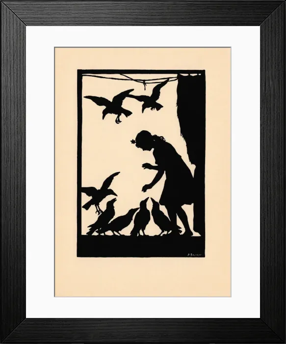 Framed Print : The Seven Ravens Framed Print : The Seven Ravens