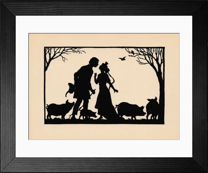 Framed Print : The Princess and the Swineherd Framed Print : The Princess and the Swineherd