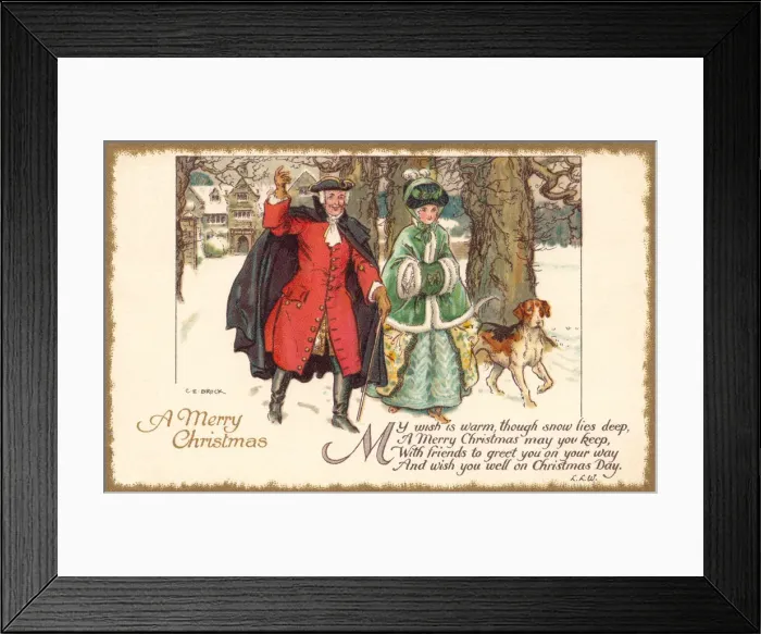 Framed Print : Christmas Greeting Framed Print : Christmas Greeting