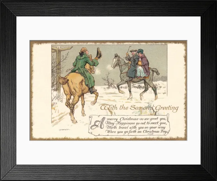 Framed Print : Christmas Greeting Framed Print : Christmas Greeting
