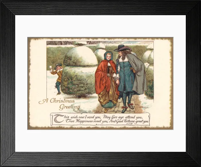 Framed Print : Christmas Greeting