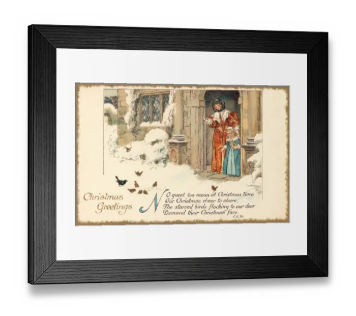 Framed Print : Christmas Greeting Framed Print : Christmas Greeting