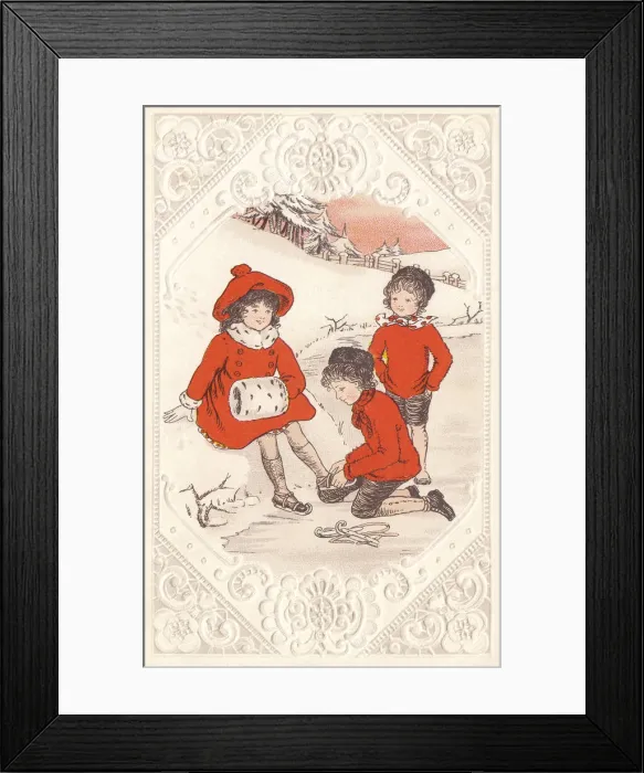 Framed Print : Christmas scene Framed Print : Christmas scene