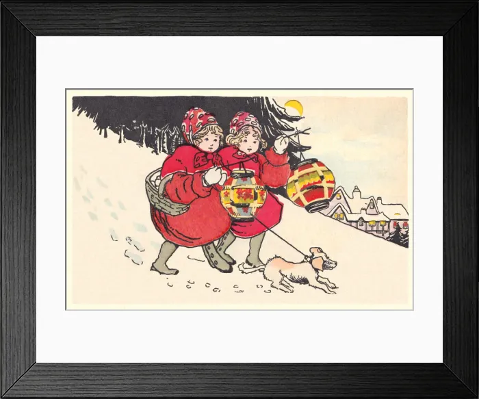 Framed Print : Christmas scene Framed Print : Christmas scene
