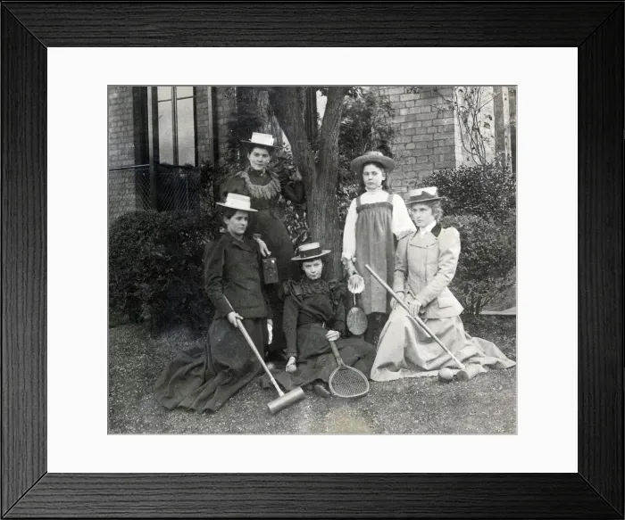 Framed Print : Sporting girls Framed Print : Sporting girls